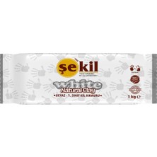 Kitabevimden Şekil Seramik Hamuru 1000 gr Beyaz VK1000BYZ