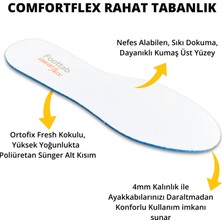 Mawrond Üstü Tekstil, Altı Antibakteriyel Eva, Düz, Yumuşak, Rahat, Kaliteli, Uzun Ömürlü, Ayakkabı Tabanlığı( 1çift)