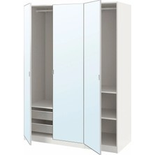 IKEA Beyaz Şık Kapaklı Gardırop 150X60X201 cm