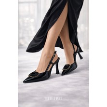 Firibu Premium Sivri Burun Stiletto Topuklu Kadın Ayakkabı Şık Abiye Davet Gece Modeli ✨
