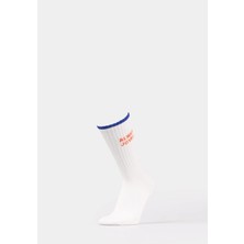 Colin's Kadın Beyaz Always Joyful Çorap 35/37