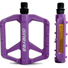 Gineyea Pedal M908 Plastik Reflektörlü Trial Bmx Geniş Kırmızı Pedal