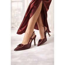 Firibu Premium Sivri Burun Stiletto Topuklu Kadın Ayakkabı Şık Abiye Davet Gece Modeli ✨
