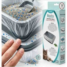 Rovita Dayanıklı Kedi Kum Kabı Torbası 55X43 cm 10LU