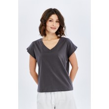 Fashion Friends Kadın Bluz 26Y0034K1 Antrasit