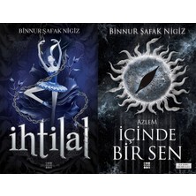 Dokuz Yayınları Ihtilal 1 Zelzele Karton Kapak ve Içinde Bir Sen 4 Azlem Karton Kapak (Binnur Şafak Nigiz) 2'li Set