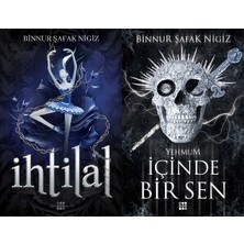 Dokuz Yayınları Ihtilal 1 Zelzele Karton Kapak ve Içinde Bir Sen 3 Yehmum Karton Kapak (Binnur Şafak Nigiz) 2'li Set