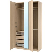 IKEA Meşe Modern Kapaklı Gardırop 125X60X236 cm