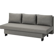 IKEA Gri Rahat Kanepe - 3'lü Yataklı Kanepe