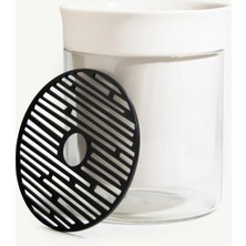 KOLEKSİYON By Koray Malhan - ODORGO Design Cam Stantlı Dekoratif Koku Yok Edici Jel Kabı, 500g Jel ile beraber, dekoratif doğal koku giderici, doğal çözüm.