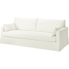 IKEA Beyaz Rahat Kanepe - 3'lü Kanepe