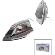 K-yonlineticaret Fakir Sprıng Dusty Rose = Tozlu Gül Buharlı Ütü Seramik Taban 2600W Buhar 30-120GR (5501)