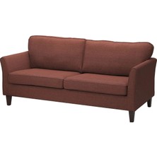 IKEA Kahverengi Rahat Kanepe - 3'lü Kanepe