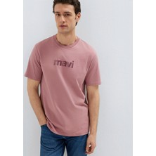 Mavi Mavi Logo Baskılı Pembe Tişört 0612936-70948