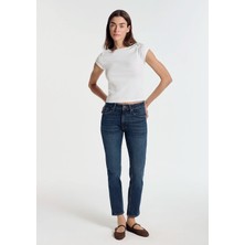 Mavi Ayla Iconic Gölgeli Koyu Mavi Jean Pantolon 1021096-A3776