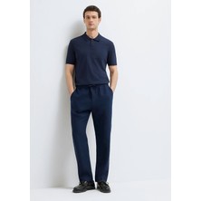 Mavi Lacivert Keten Pantolon 0010577-80872