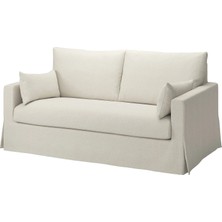 IKEA Beyaz Rahat Kanepe - 2'li Kanepe