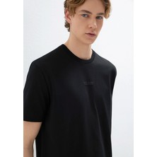 Mavi Mavi Jeans Baskılı Siyah Tişört 0613348-900