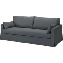 IKEA Gri Rahat Kanepe - 3'lü Kanepe