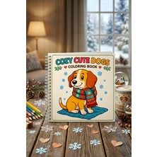 Z&R Craft Cozy Cute Dogs Boyama Kitabı – Sevimli Köpekler Boyama Kitabı- Çocuk ve Yetişkinler Için Rahatlatıcı