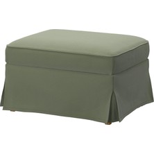 IKEA Gri Rahat Kanepe - Saklama Gözlü Puf