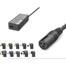 Senka 15-24V 90W Universal Laptop Adaptörü - 10 Farklı Uç - Tüm Markalarla Uyumlu - Siyah HD8887