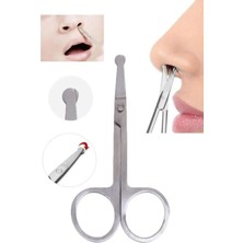 SETBEAUTY Paslanmaz Çelik Burun Makası 1 Parça Anti Alerjik Tüm Ciltler İçin Yüz Uygulama