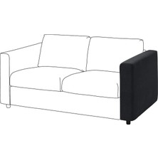 IKEA Mavi Rahat Kanepe - Kanepe Kolçağı