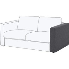 IKEA Gri Rahat Kanepe - Kanepe Kolçağı