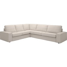 IKEA Bej Konforlu Kanepe - 5'li Köşe Kanepe