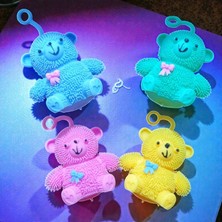 Kuzey Oyuncak Vıp Yüksek Kalite 10 Adet Renkli LED Işıklı Ayı  Kirpi Yoyo Işıklı Sevimli Ayı Yoyo Karne Hediyesi