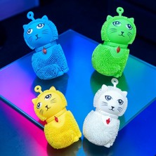 Kuzey Oyuncak Yüksek Kalite 10 Adet Renkli LED Işıklı Kedi Kirpi Yoyo Işıklı Sevimli Kedi Yoyo Tatil Hediyesi