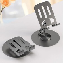 Ieg™ Dönebilir ve Katlanabilir Masaüstü Metal Telefon Tutucu