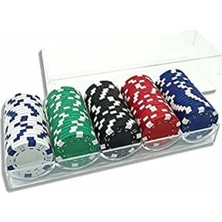 Esranın Dünyası Profesyonel 100'LÜ Poker Fişi Seti ve Saklama Çantası