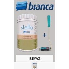 Bianca Stella Su Bazlı Saf Akrilik Dönüşüm Boyası Beyaz + Rulo Set