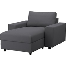 IKEA Gri Şık Kanepe - Uzanma Koltuğu