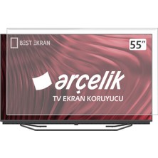 Arçelik A55 Qe 988 A Tv Ekran Koruyucu - Arçelik 55" Inç 139 cm 9 Serisi QLED Kırılmaz Paneli A55QE988A