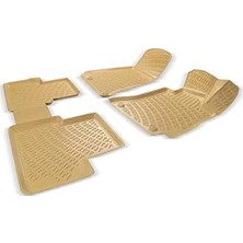 Esranın Dünyası Volvo S60 (2010 ve Sonrası) Uyumlu Bej Renk Paspas