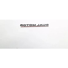 Esranın Dünyası Gümüş Arka Dual Motor Yazısı - Tesla Juniper ve Model Y Uyumlu