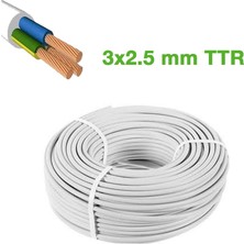 K-yonlineticaret Ttr 3x2.5mm Kablo 100MT  Cca Kablo (5501)