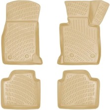 Esranın Dünyası Bej Renkli Oto Paspas - Bmw 3 Serisi F30 x Drive (2012-2019) Uyumlu