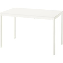 IKEA Beyaz Modern Yemek Masası - Açılır Yemek Masası