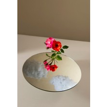 Solmaz Lazer ve Baskı Solmaz Lazer Dekoratif Daire Gümüş Renk (20X20 Cm)