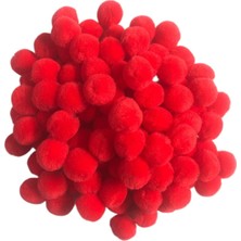 2 cm Peluş Ponpon 50 Adet (Paket) – El Sanatları, Okul ve Hobi Çalışmaları Için
