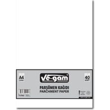 K-yonlineticaret A4 40 Parça  Çizgisiz Parşömen Kağıdı (5501)