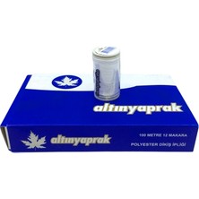 K-yonlineticaret 12 Parça  Beyaz 100 mt Dikiş Iplik (5501)