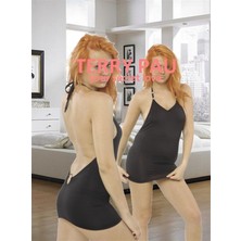 Indispensablely TP120626 Metalli Mini Elbise