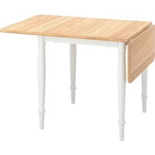 IKEA Beyaz Geniş Yemek Masası - Katlanır Mutfak Masası