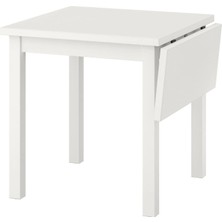 IKEA Beyaz Şık Yemek Masası - Katlanır Mutfak Masası