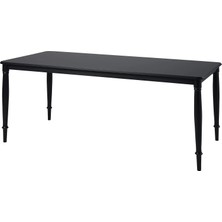 IKEA Siyah Şık Yemek Masası